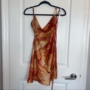 Fire Strappy Dress